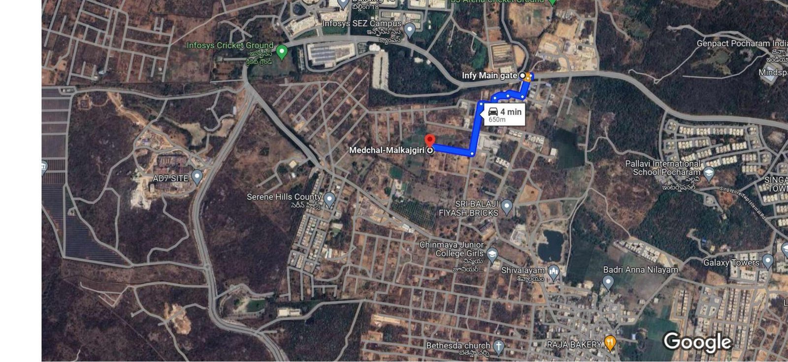 Residential Land/Plot for Sale in Pocharam, Hyderabad