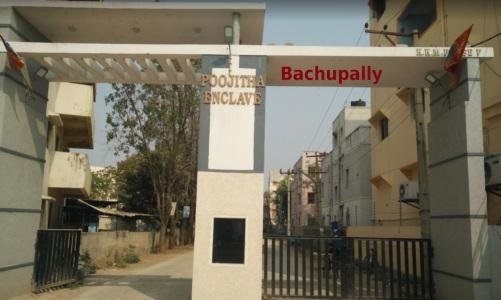 2BHK 2Baths Flat for Rent in Poojitha Enclave, Bachupally, Hyderabad