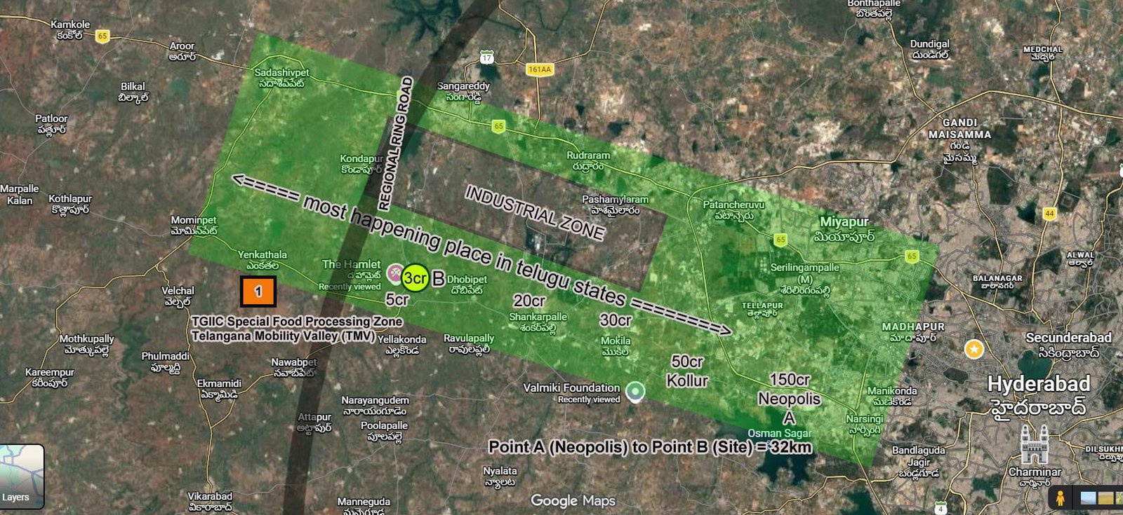 Commercial Land/Inst. Land for Sale in Shankarpally, Hyderabad