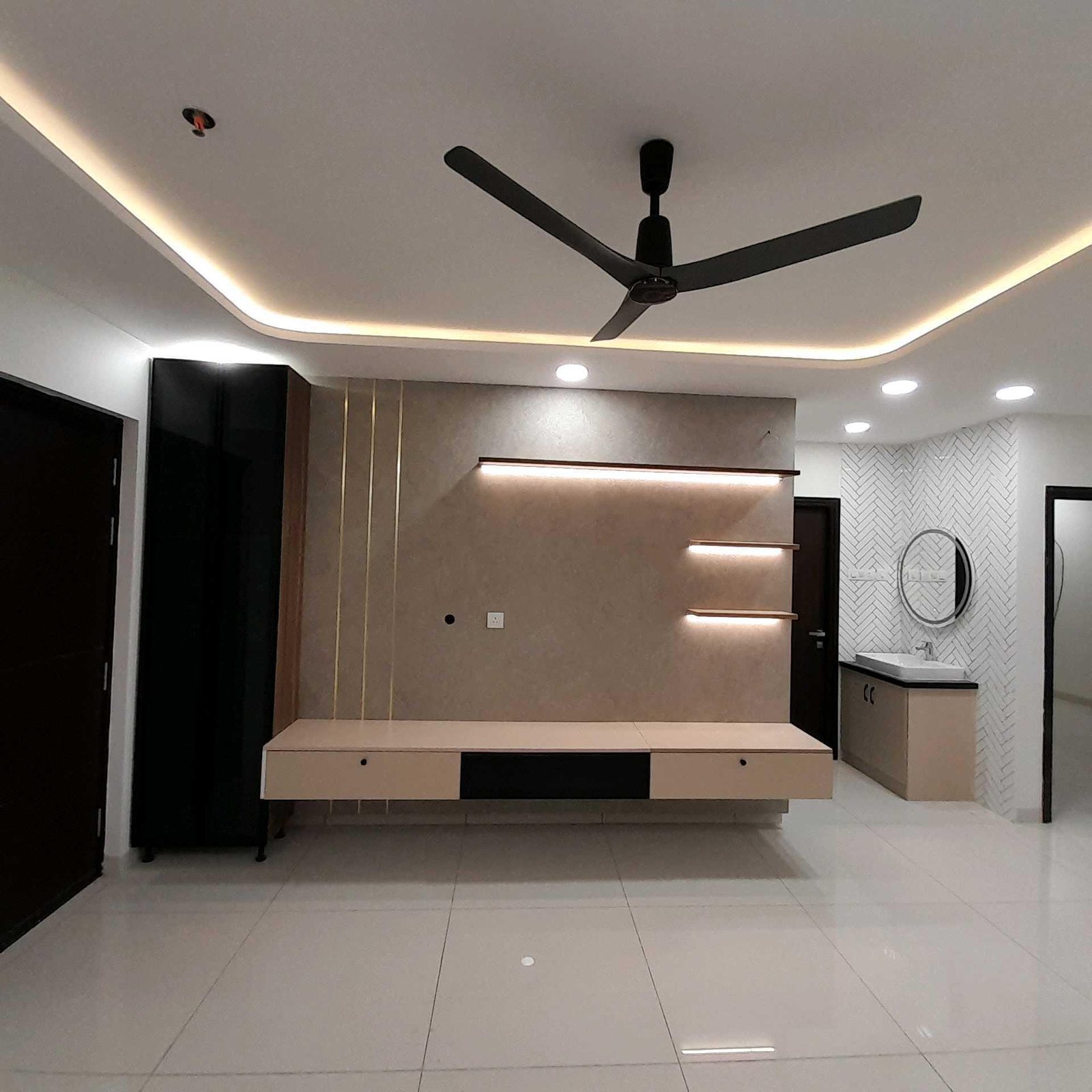 3BHK 2Baths Flat for Rent in Aparna Sarovar Zicon, Nallagandla, Hyderabad