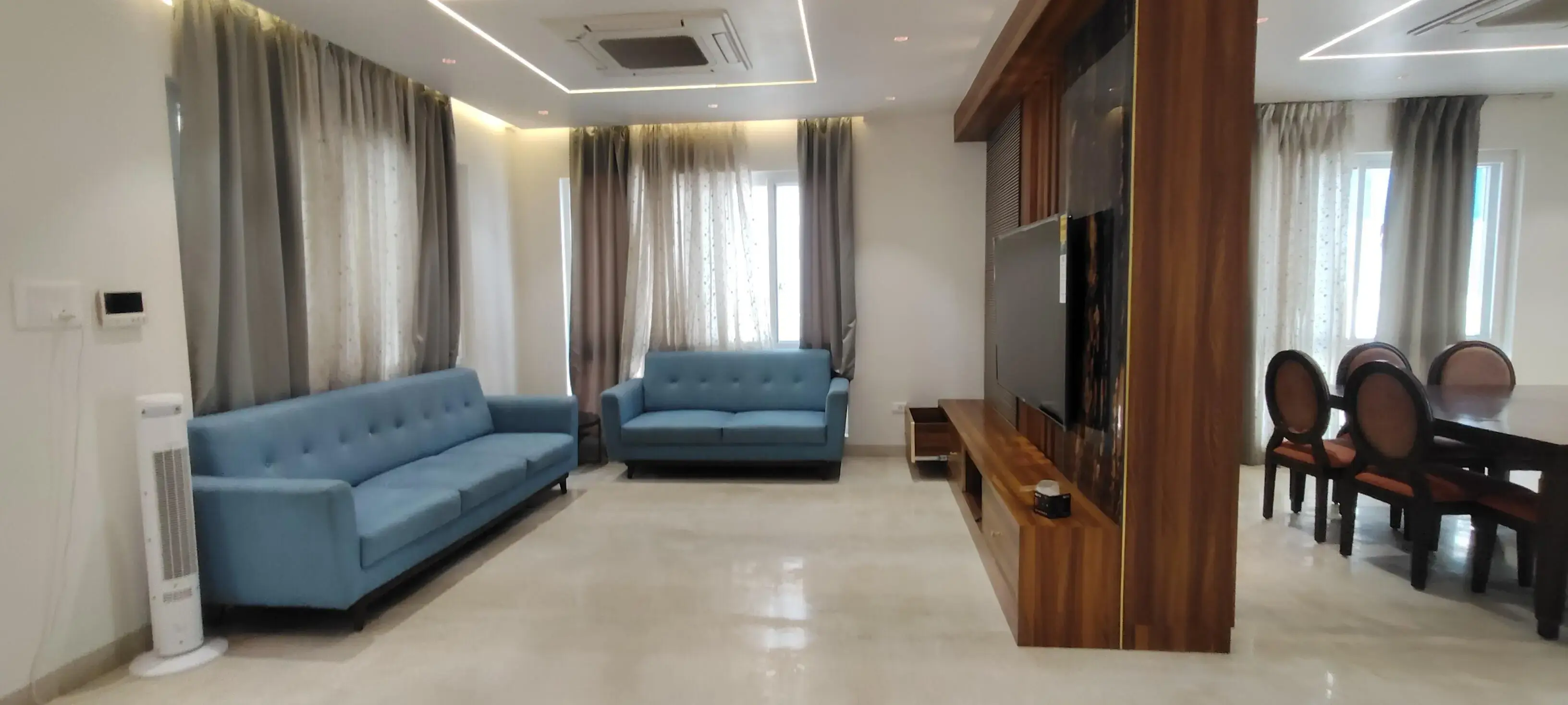 4Bedrooms 5Baths Independent House/Villa for Rent in Aditi Urban Ville, Osman Nagar, Tellapur