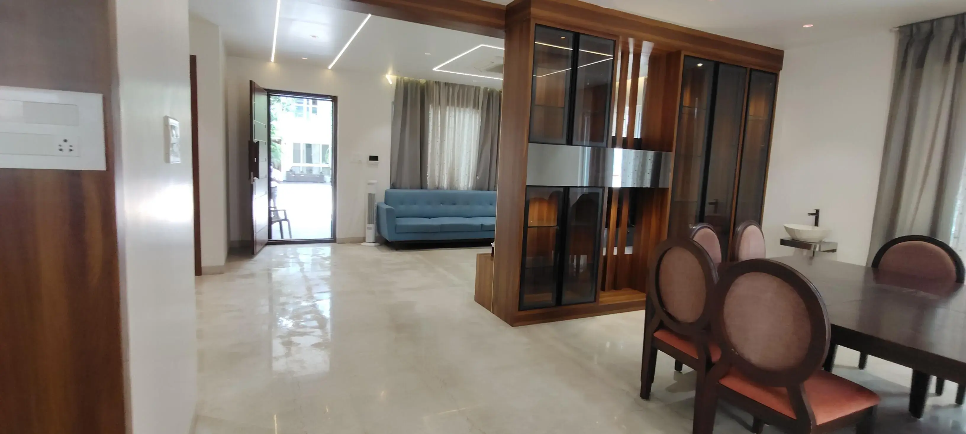 4Bedrooms 5Baths Independent House/Villa for Rent in Aditi Urban Ville, Osman Nagar, Tellapur
