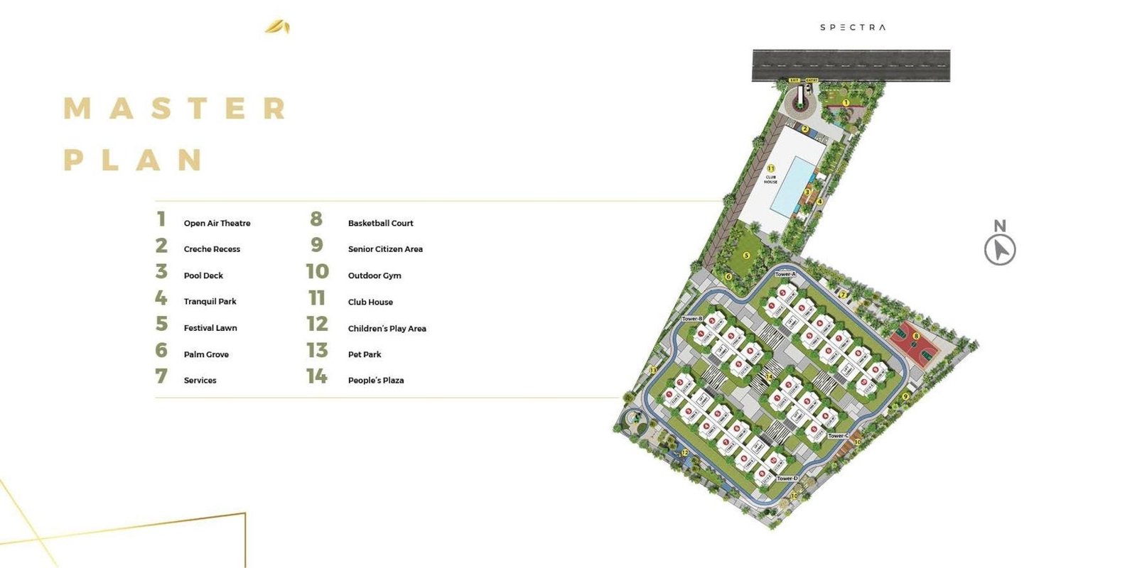 ASBL Spectra 3 Bedroom 1980 Sq.Ft. Apartment in Financial District Hyderabad