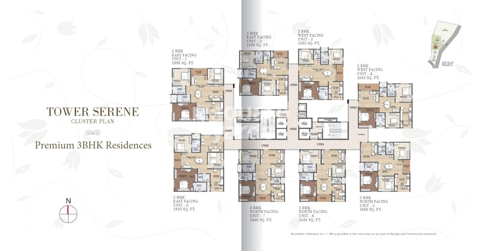 Aurobindo The Regent 3 Bedroom 1665 Sq.Ft. Apartment in Kondapur Hyderabad