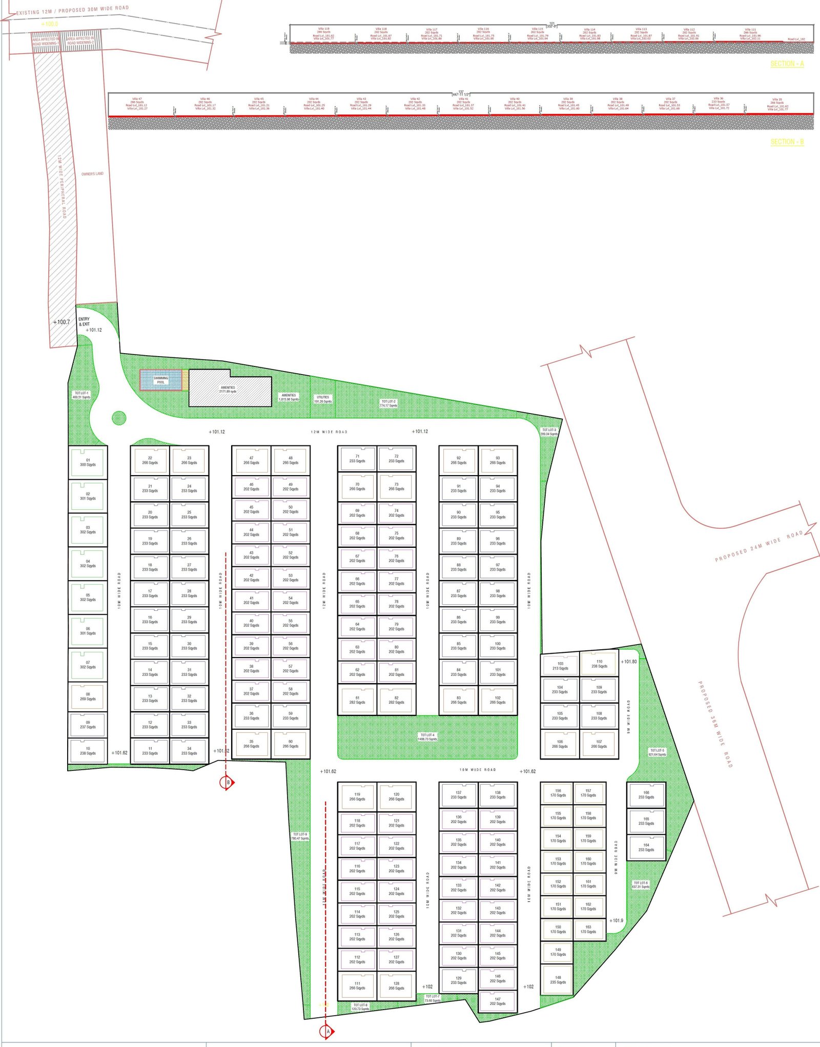 Hallmark Floresta Villa For Sale In  Kollur, Hyderabad
