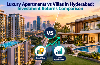 Luxury Apartments vs Villas in Hyderabad: Investment Returns Comparison