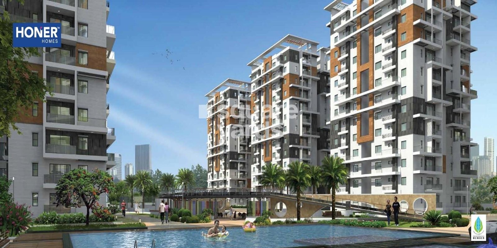 Honer Vivantis 3 Bedroom 1725 Sq.Ft. Apartment in Gopanpally Hyderabad