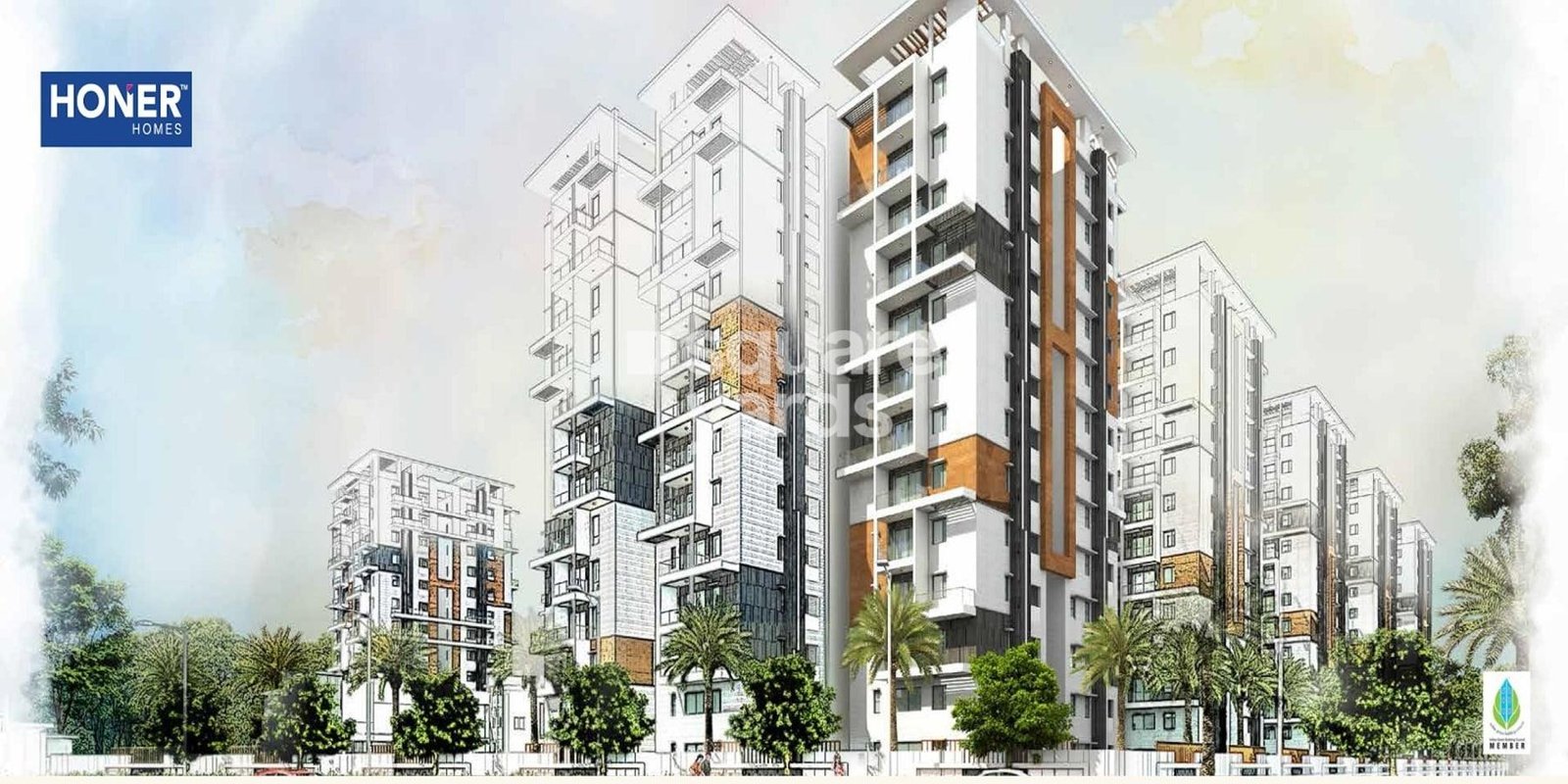 Honer Vivantis 3 Bedroom 1725 Sq.Ft. Apartment in Gopanpally Hyderabad