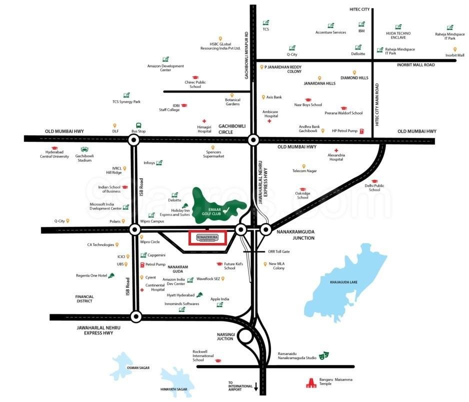 3 BHK Flat for rent in Nanakramguda, Hyderabad