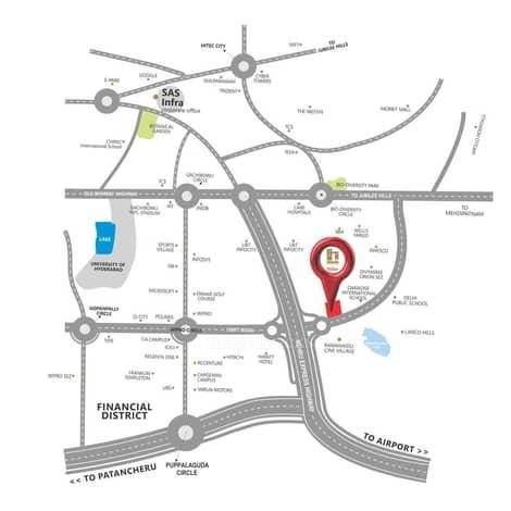 Office Space For Sale in SAS iTower, Nanakram Guda, Hyderabad