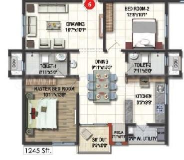 3 BHK Flat for rent in Nanakramguda, Hyderabad