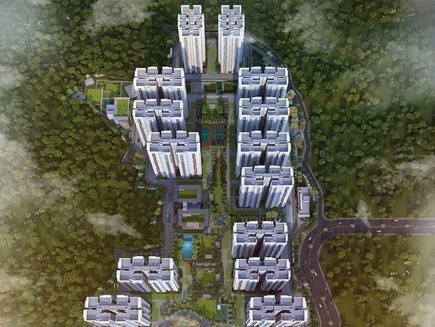 3 BHK 1685 Sq-ft Flat/Apartment For Rent in Rajapushpa Atria, Gachibowli, Hyderabad