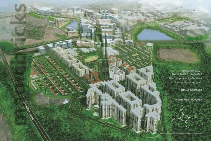 3 BHK 2038 Sq-ft For Rent in Ramky Discovery City, Malikdanguda, Hyderabad