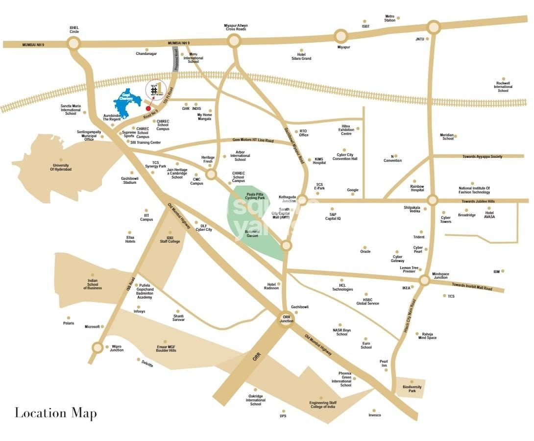 RNP 1 6 Bedroom 2160 Sq.Ft. Apartment in Kondapur Hyderabad