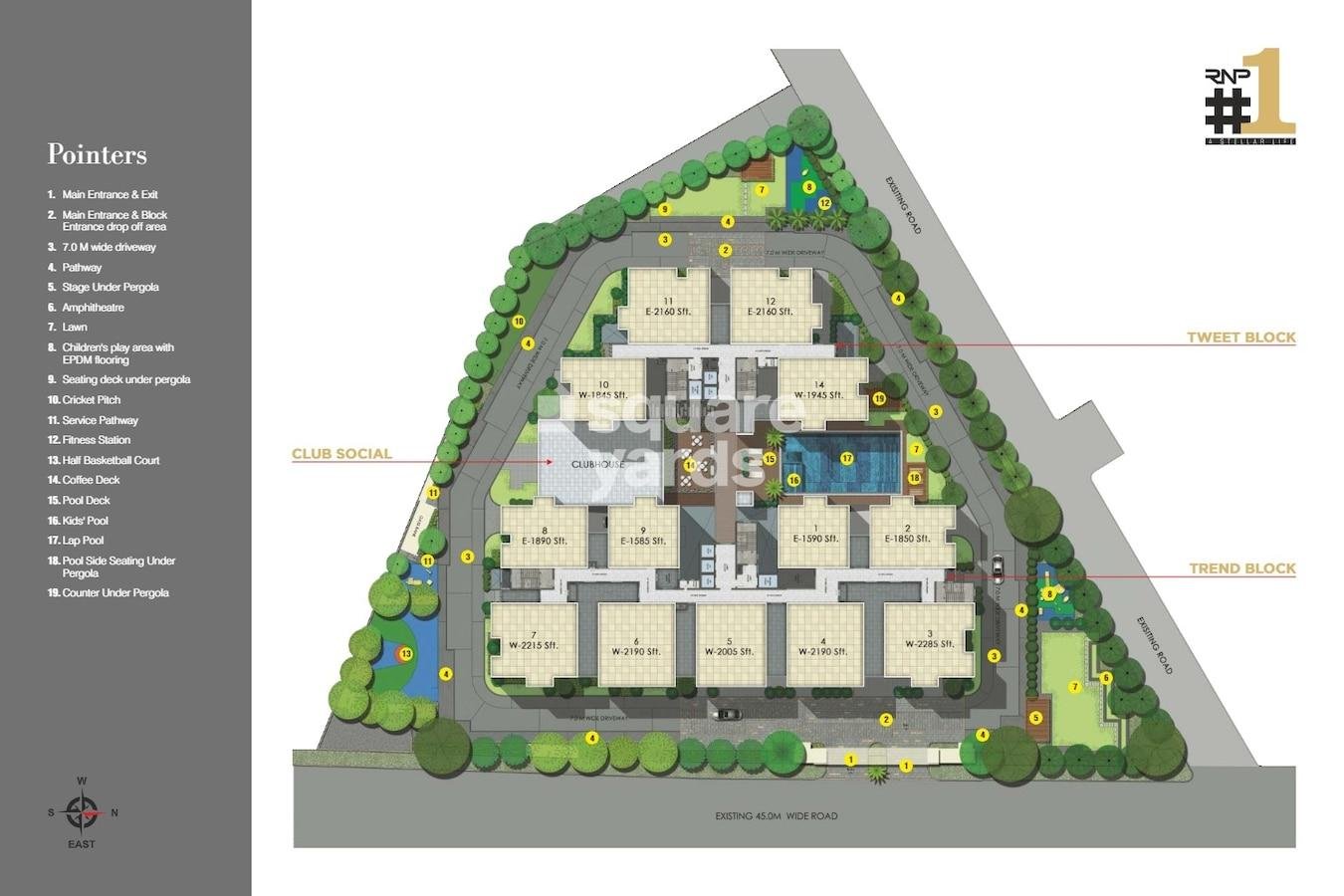 RNP 1 6 Bedroom 2160 Sq.Ft. Apartment in Kondapur Hyderabad