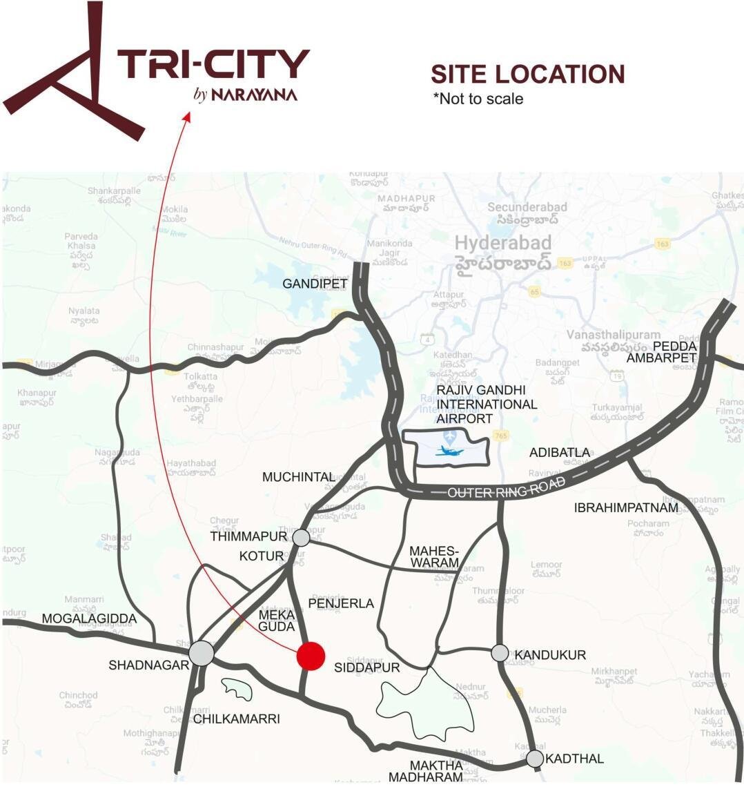 Tri City  Shadnagar, Hyderabad
